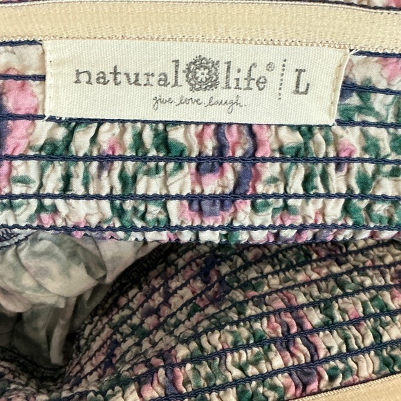 Floral Pink and Blue Maxi Skirt that can also be worn as a dress - Picture 9 of 13